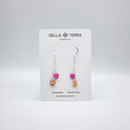 Heart Dangles - Pink and Orange