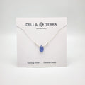 Tanzanite Single Stone Necklace