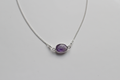 Amethyst and Sterling Silver Necklace