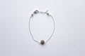 labradorite single stone bracelet