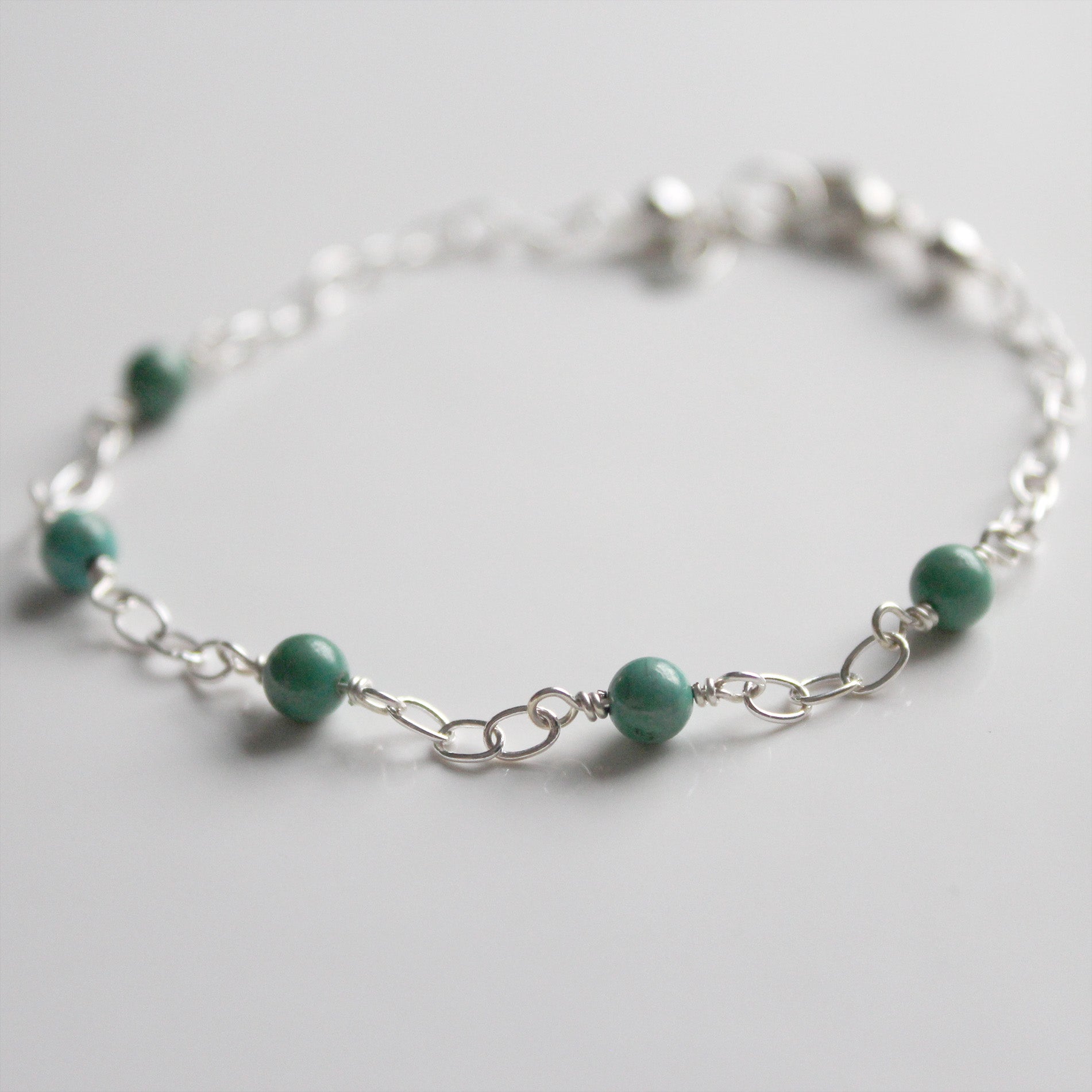 turquoise and sterling silver bracelet